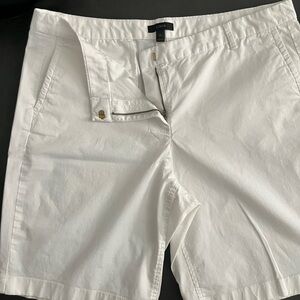 🔴‎ CLEARANCE LAST CALL! J.Crew White Zip-Front Shorts